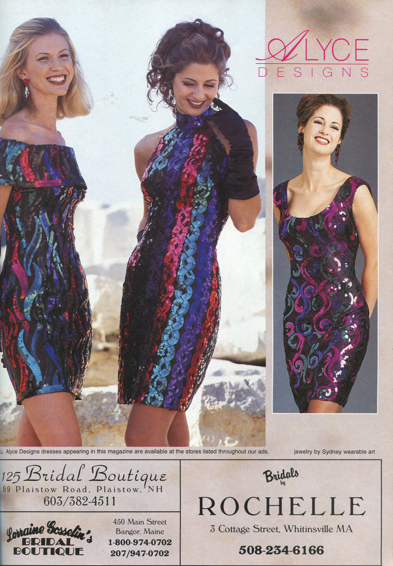 Illustration for article titled Sequins and Off-the-Shoulder Sleeves: All the Hottest Prom Looks of 1994, According to Seventeen